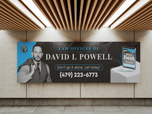 Billboard Design by Designed by MS for Law Offices of David L Powell, PLLC | Design: #33887913