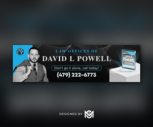 Billboard Design by Designed by MS for Law Offices of David L Powell, PLLC | Design: #33887948