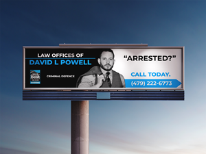 Billboard Design by ZQDesigns for Law Offices of David L Powell, PLLC | Design: #33886766