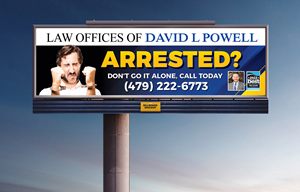 Billboard Design by rkailas for Law Offices of David L Powell, PLLC | Design: #33886051