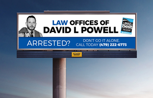 Billboard Design by rkailas for Law Offices of David L Powell, PLLC | Design: #33891696