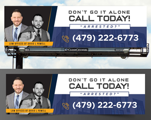 Billboard Design by devidigitalart for Law Offices of David L Powell, PLLC | Design: #33892635