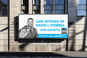 Billboard Design by upworkboy73 for Law Offices of David L Powell, PLLC | Design: #33878731