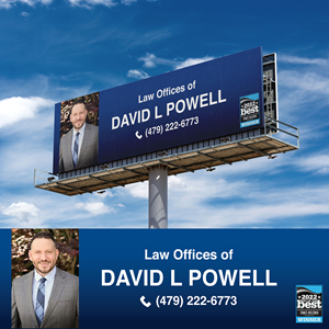 Billboard Design by Graphicnesss for Law Offices of David L Powell, PLLC | Design: #33870888
