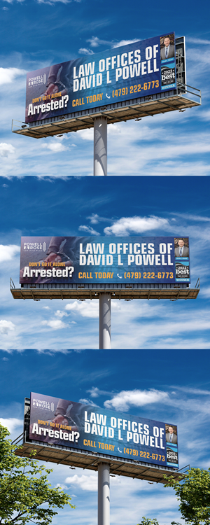 Design de Panneau par svkreatives pour Law Offices of David L Powell, PLLC | Design : #33884221