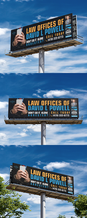 Design de Panneau par svkreatives pour Law Offices of David L Powell, PLLC | Design : #33885686
