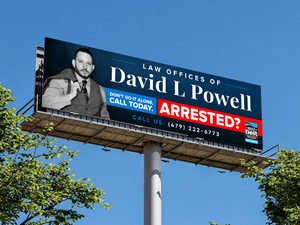 Billboard Design by ARTOGRAPHY for Law Offices of David L Powell, PLLC | Design: #33871607