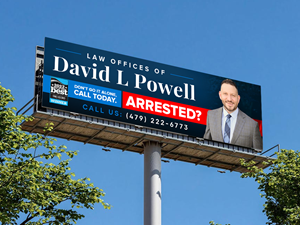 Billboard Design by ARTOGRAPHY for Law Offices of David L Powell, PLLC | Design: #33877454