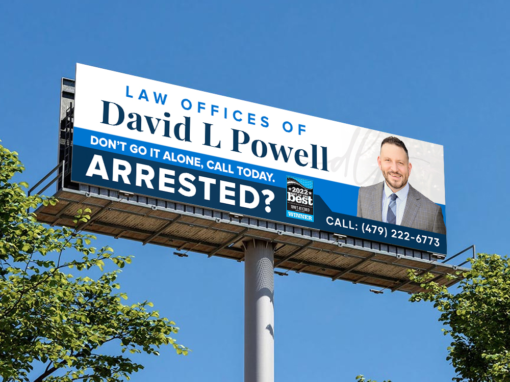 Billboard Design by ARTOGRAPHY for Law Offices of David L Powell, PLLC | Design #33877519