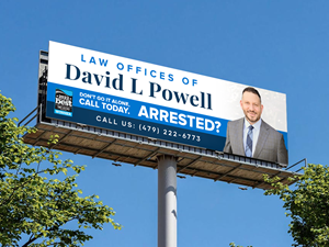 Billboard Design by ARTOGRAPHY for Law Offices of David L Powell, PLLC | Design: #33877520