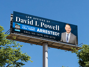 Billboard Design by ARTOGRAPHY for Law Offices of David L Powell, PLLC | Design: #33879910