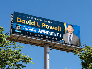 Billboard Design by ARTOGRAPHY for Law Offices of David L Powell, PLLC | Design: #33879956