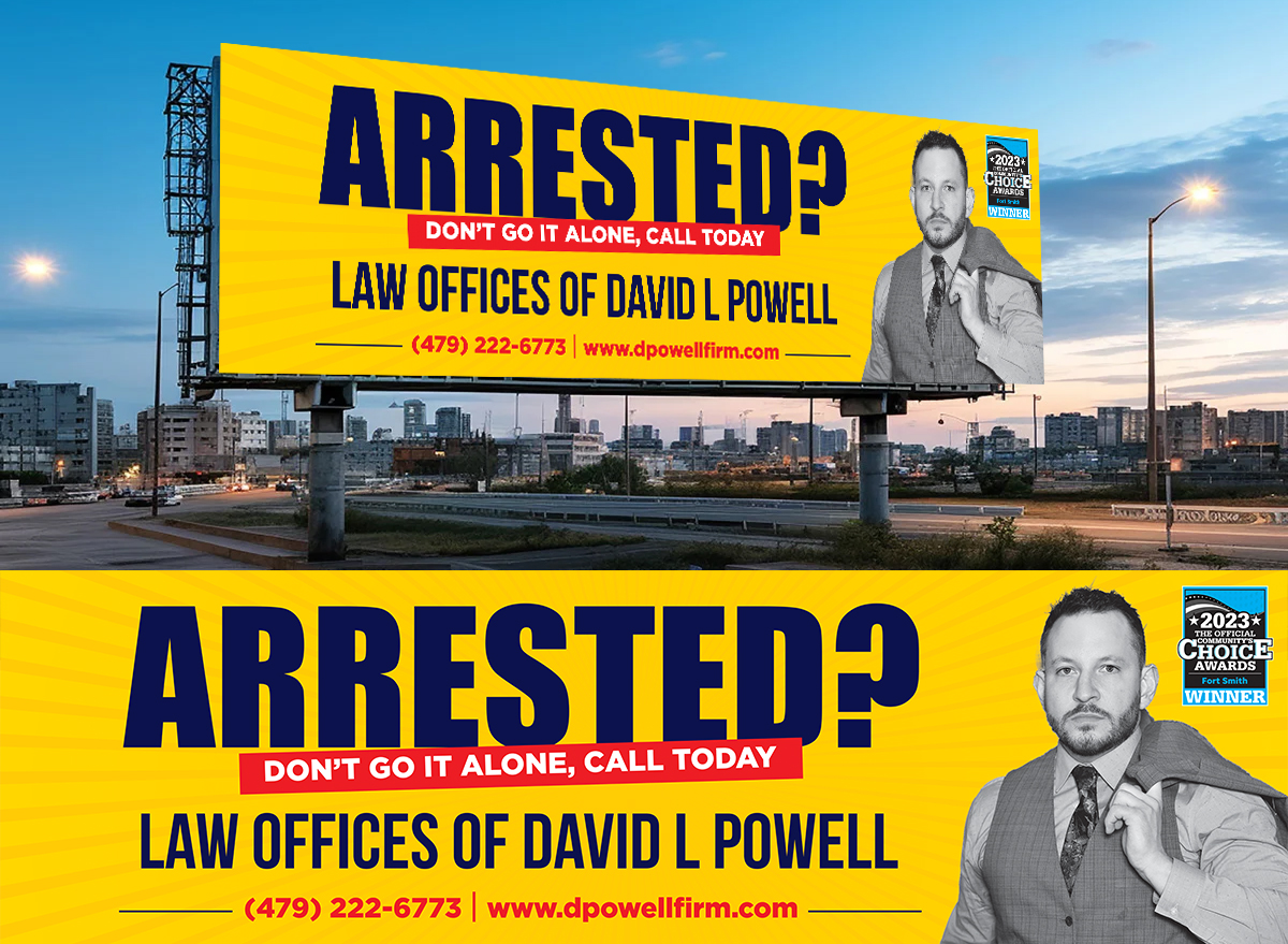 Design de Panneau par Aurora:) pour Law Offices of David L Powell, PLLC | Design #33871393