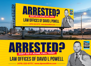 Design de Panneau par Aurora:) pour Law Offices of David L Powell, PLLC | Design : #33871393