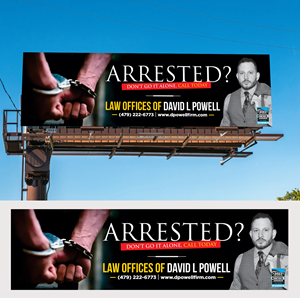 Design de Panneau par Aurora:) pour Law Offices of David L Powell, PLLC | Design : #33881638