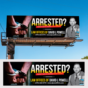 Design de Panneau par Aurora:) pour Law Offices of David L Powell, PLLC | Design : #33881639
