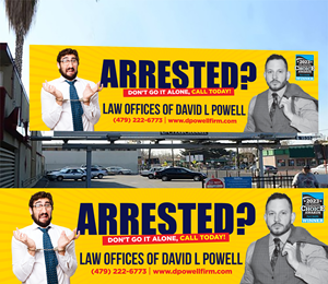 Design de Panneau par Aurora:) pour Law Offices of David L Powell, PLLC | Design : #33883664