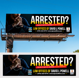 Design de Panneau par Aurora:) pour Law Offices of David L Powell, PLLC | Design : #33928724