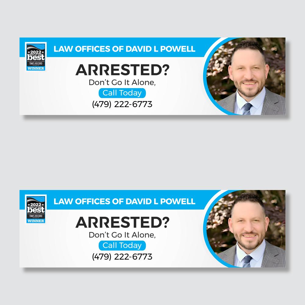 Billboard Design by Mofuza for Law Offices of David L Powell, PLLC | Design #33882776