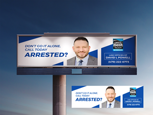 Billboard Design by Mofuza for Law Offices of David L Powell, PLLC | Design: #33900438