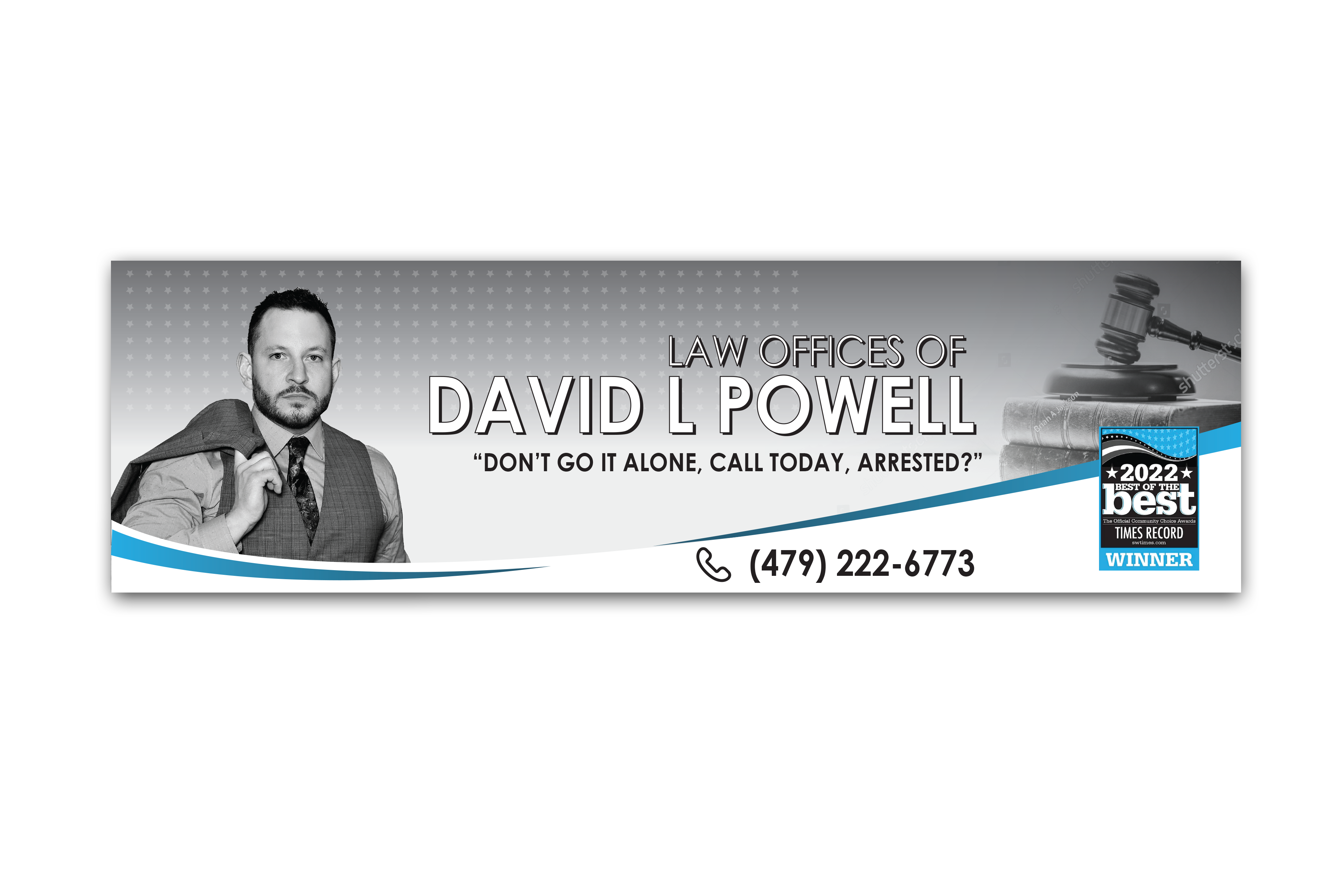 Design de Panneau par nafizrahat pour Law Offices of David L Powell, PLLC | Design #33876989