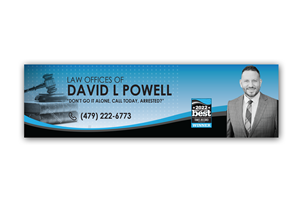 Design de Panneau par nafizrahat pour Law Offices of David L Powell, PLLC | Design : #33877087