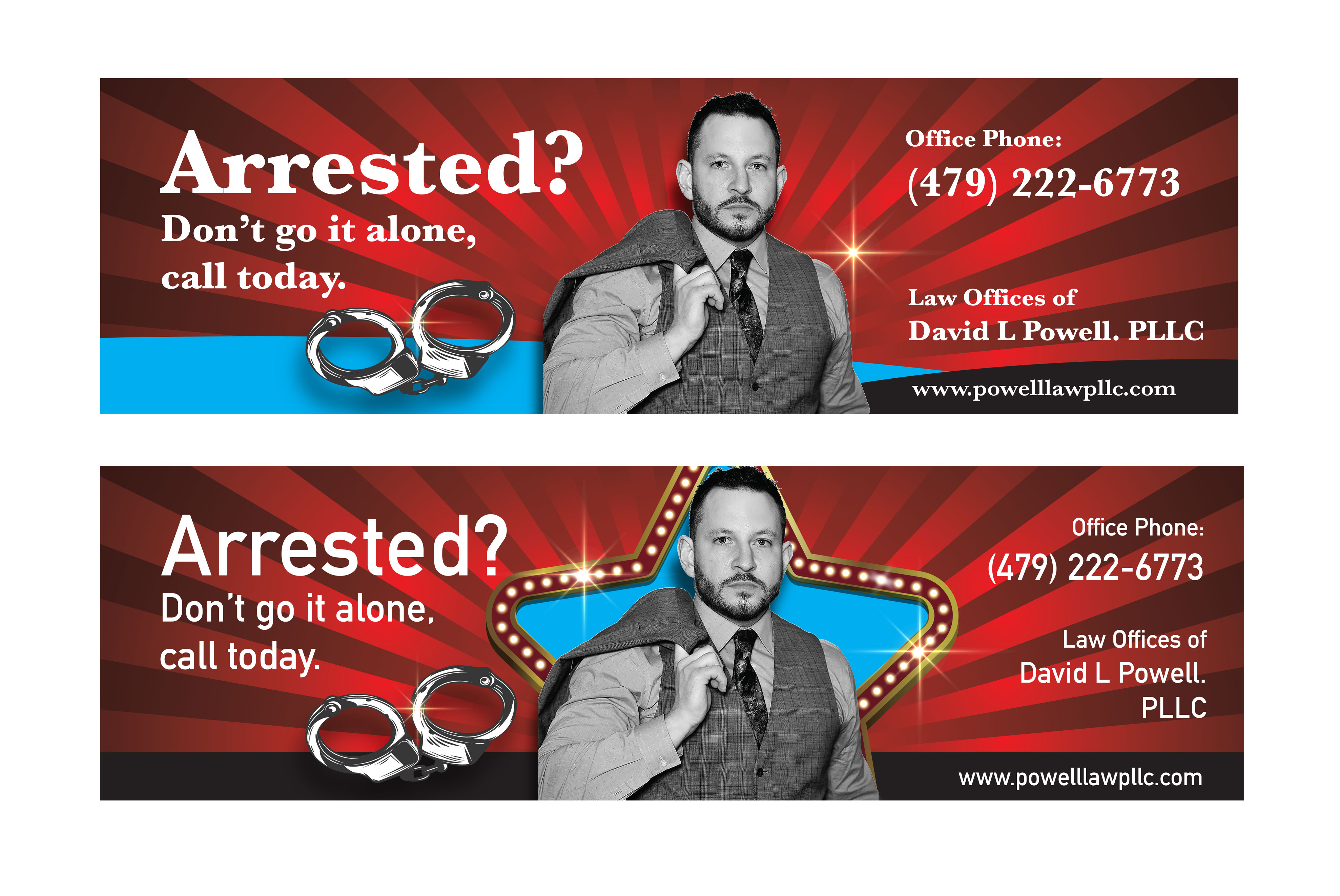 Billboard Design by Creative D2024 for Law Offices of David L Powell, PLLC | Design #33881377
