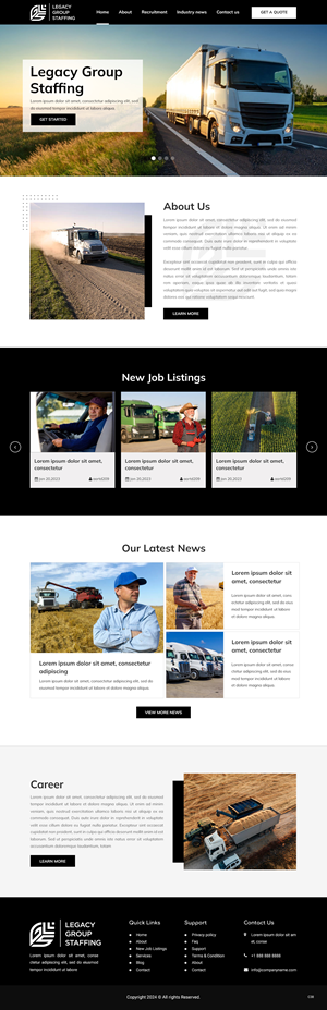 Web Design by pb for this project | Design: #33877170