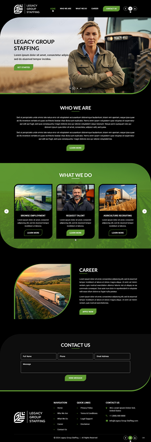 Web Design by pb for this project | Design: #33877172