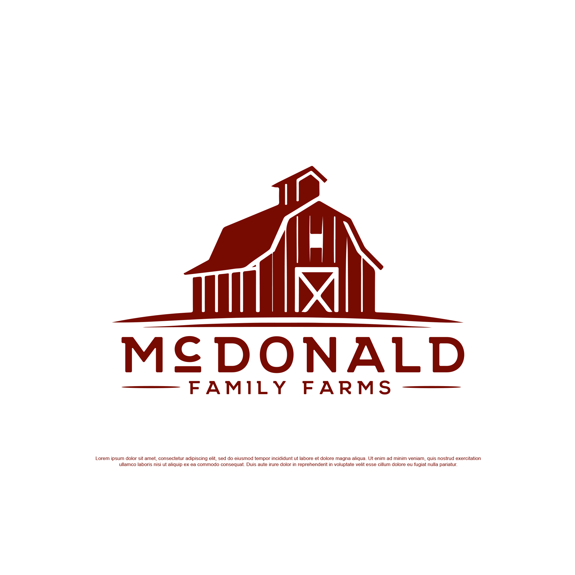 Logo-Design von Jelena B für McDonald Family Farms | Design #33889815