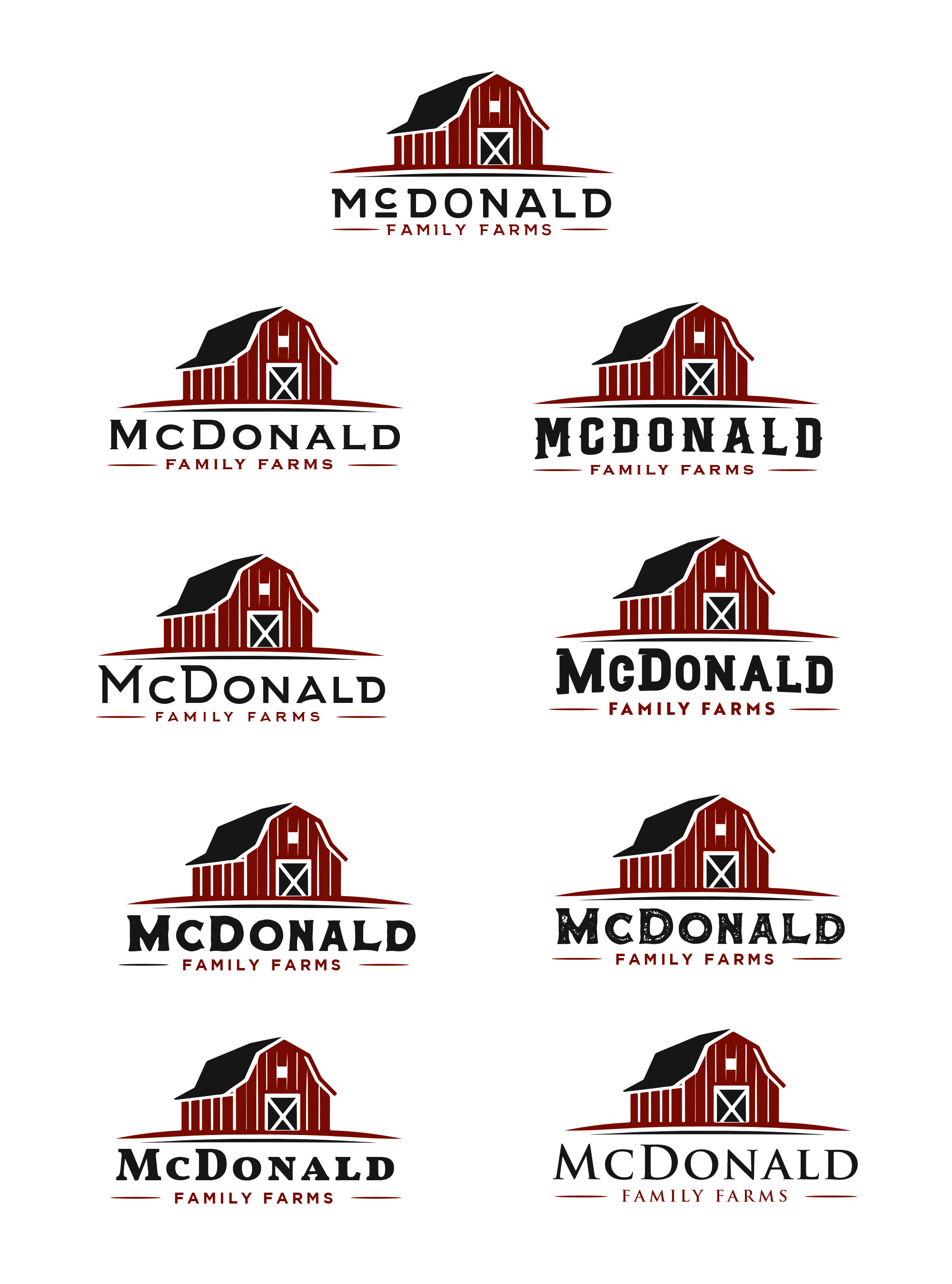 Logo Design by Jelena B for McDonald Family Farms | Design #33897368