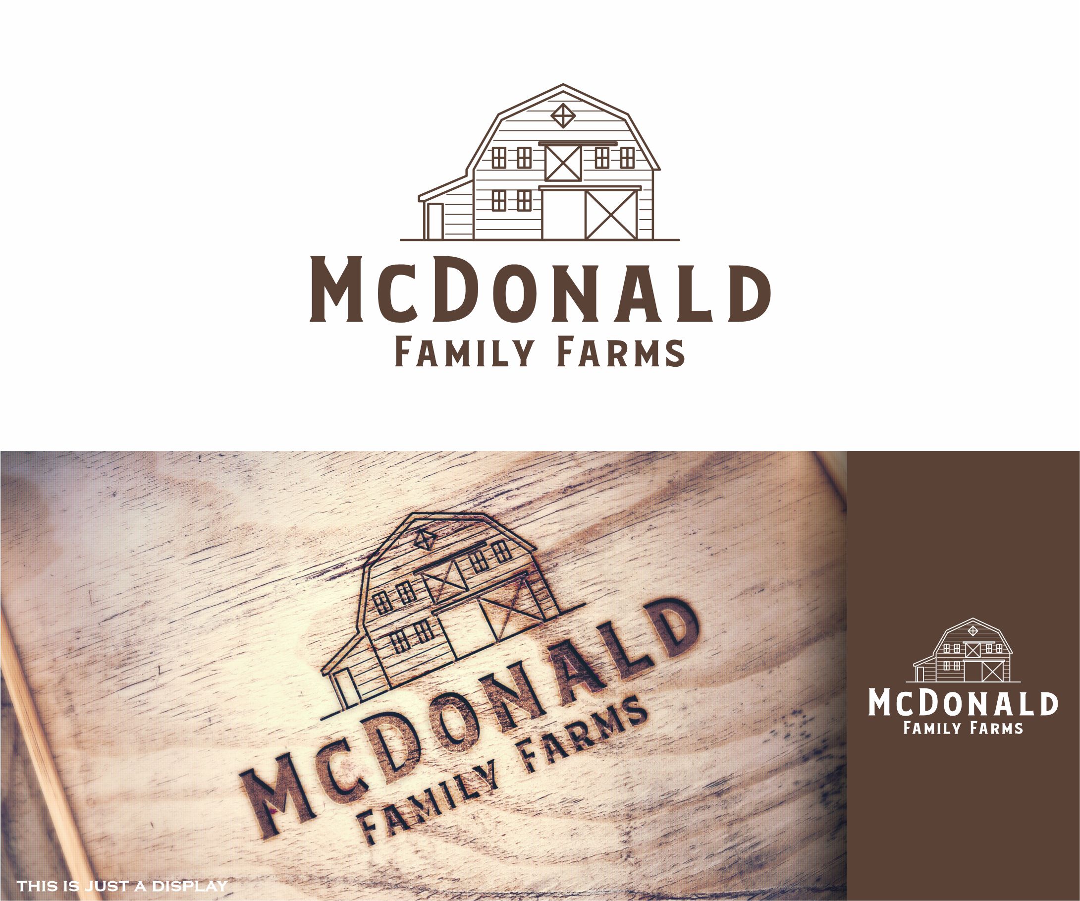 Logo Design by alkaline for McDonald Family Farms | Design #33876462