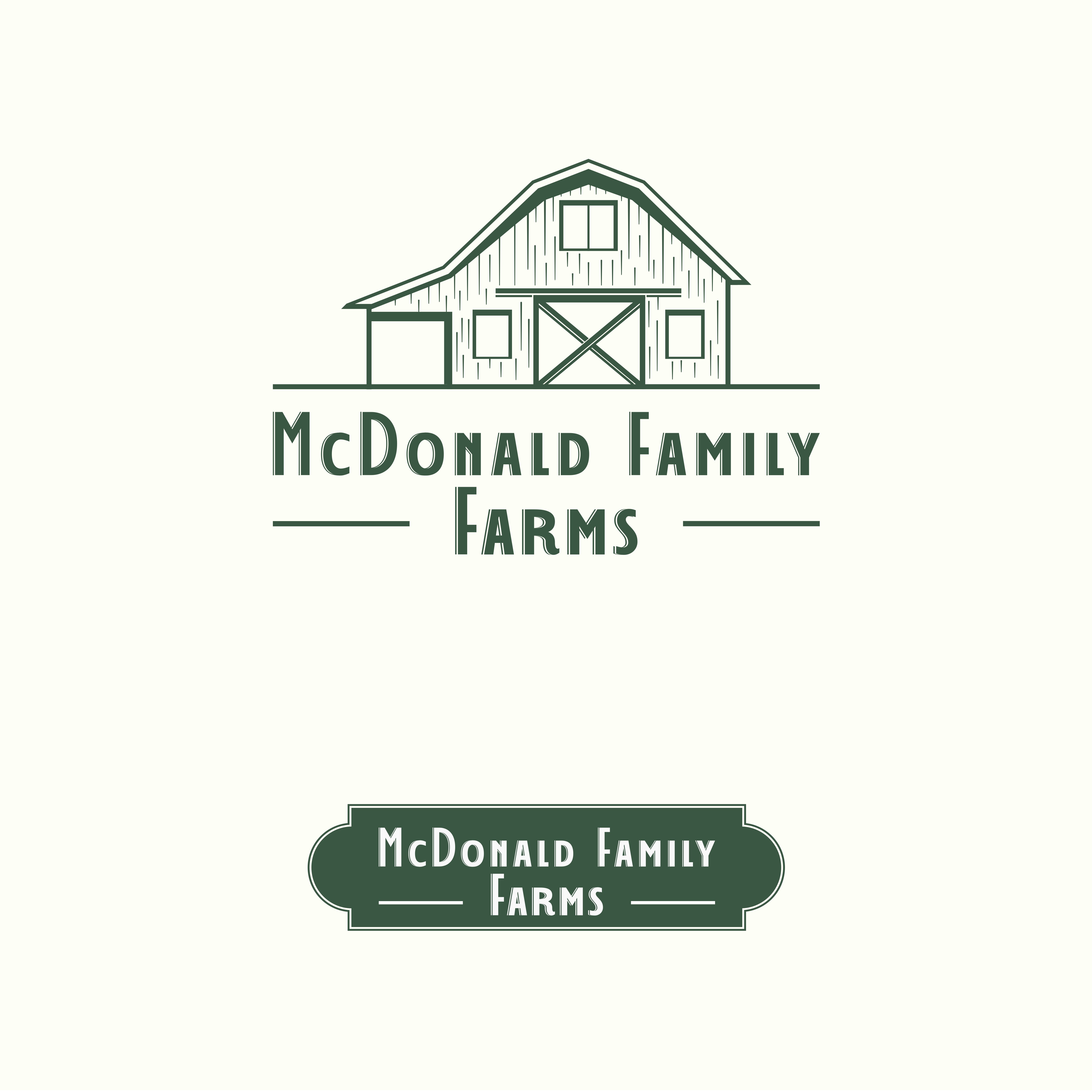 Logo Design by Samsul Bachri for McDonald Family Farms | Design #33898968