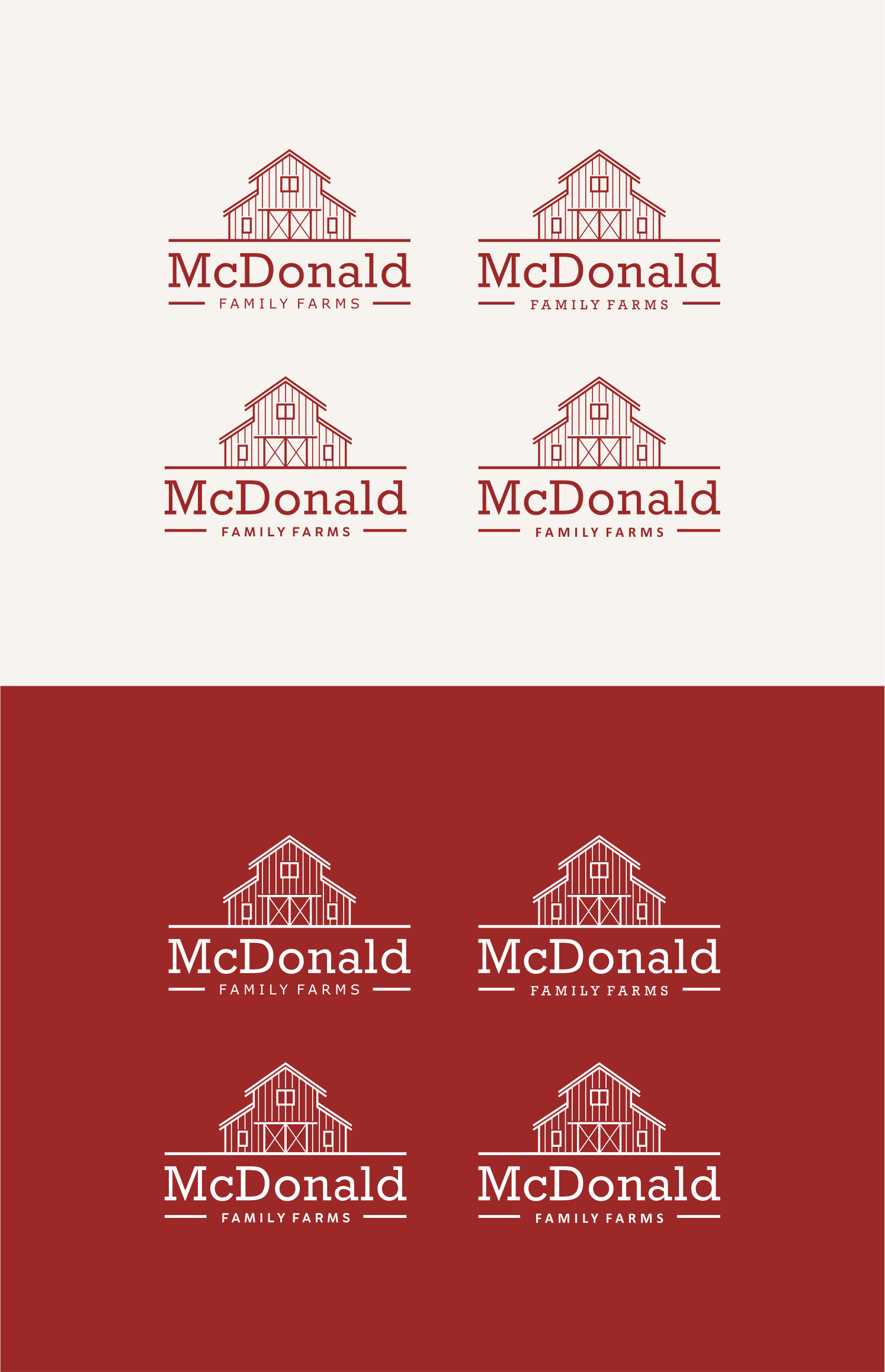 Logo Design by Gree™ for McDonald Family Farms | Design #33927821