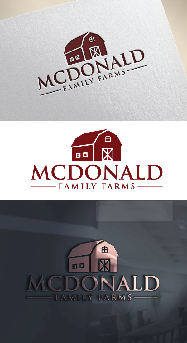 Logo Design by AB design ..... for McDonald Family Farms | Design #33875231