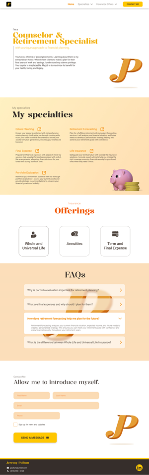 Web Design by hanashobu for Reformation Services, LLC | Design #33903595