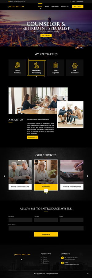 Web Design by pb for Reformation Services, LLC | Design: #33889030