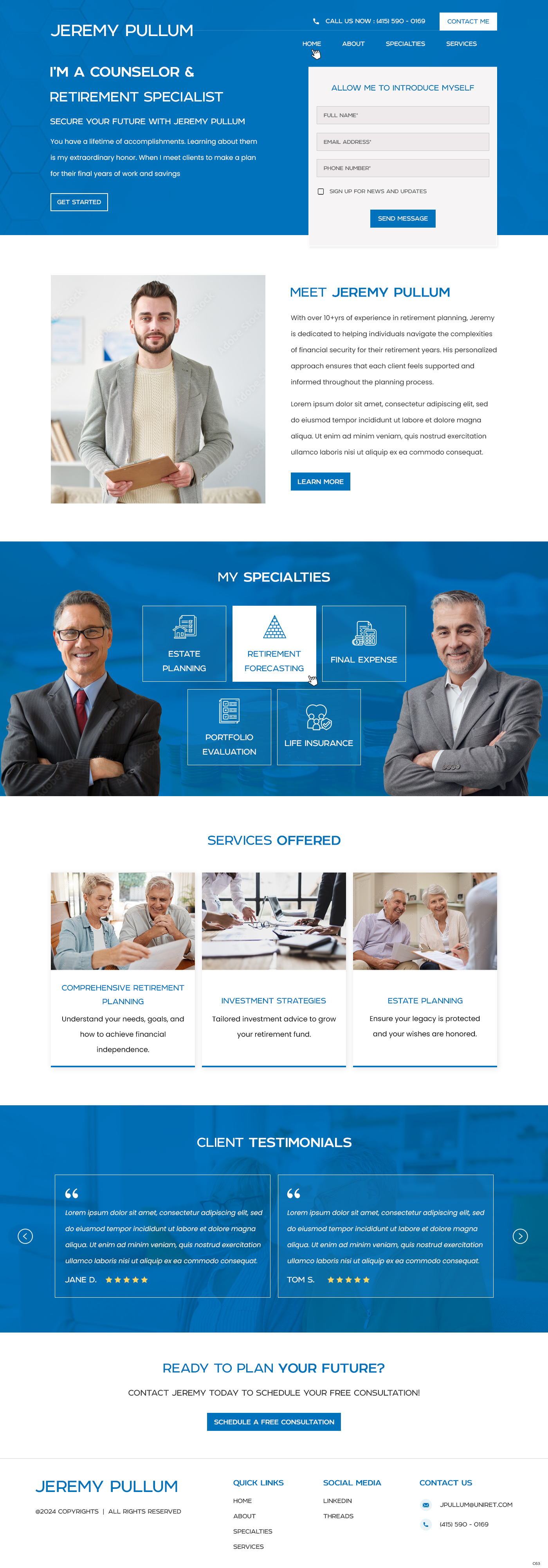 Web Design by pb for Reformation Services, LLC | Design #33889036