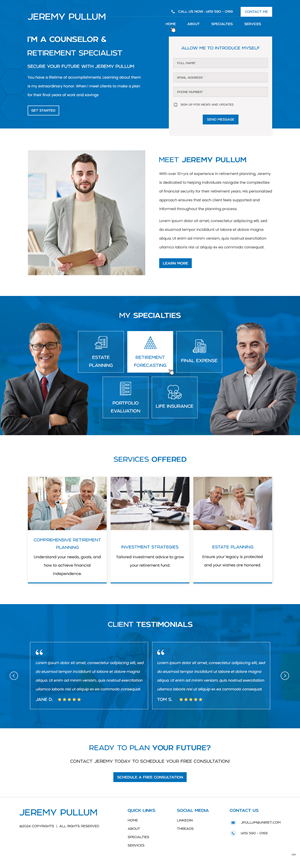 Web Design by pb for Reformation Services, LLC | Design: #33889036