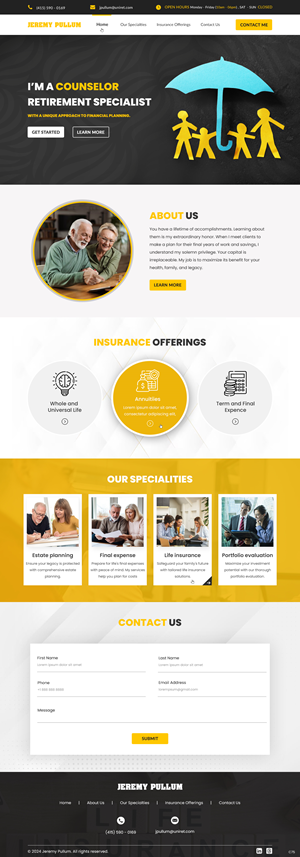 Web Design by pb for Reformation Services, LLC | Design: #33889040