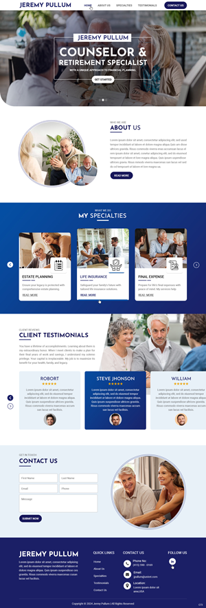 Web Design by pb for Reformation Services, LLC | Design: #33889042