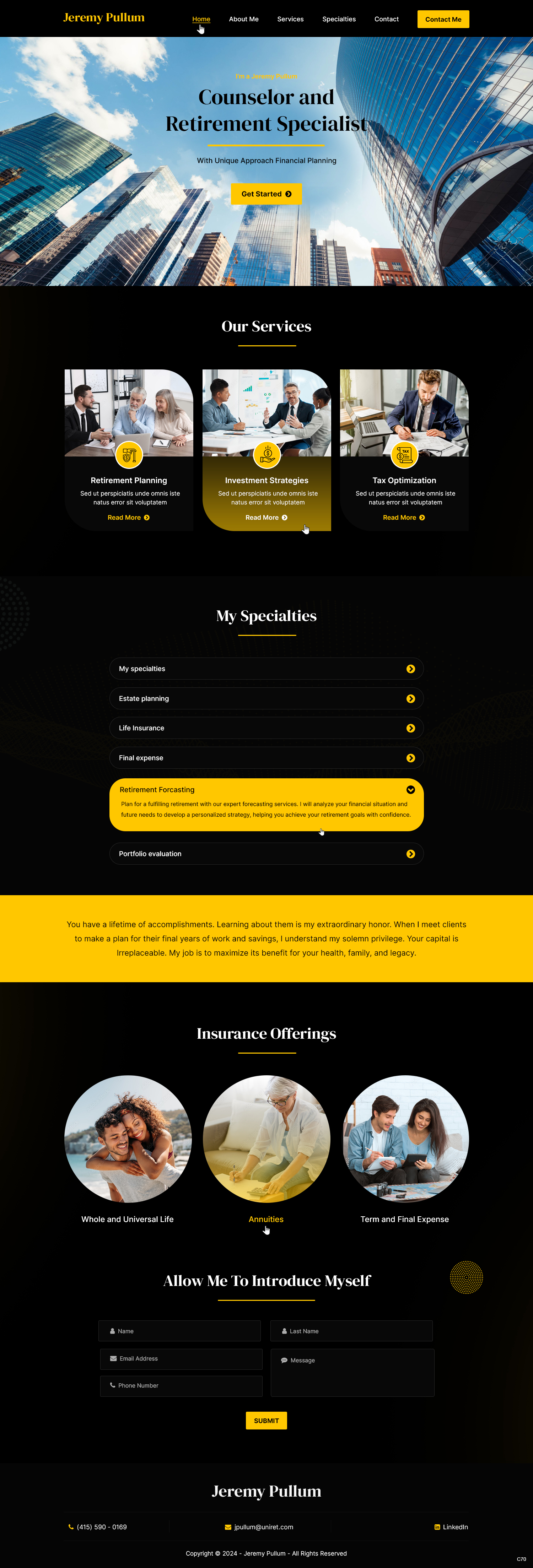 Web Design by pb for Reformation Services, LLC | Design #33896665