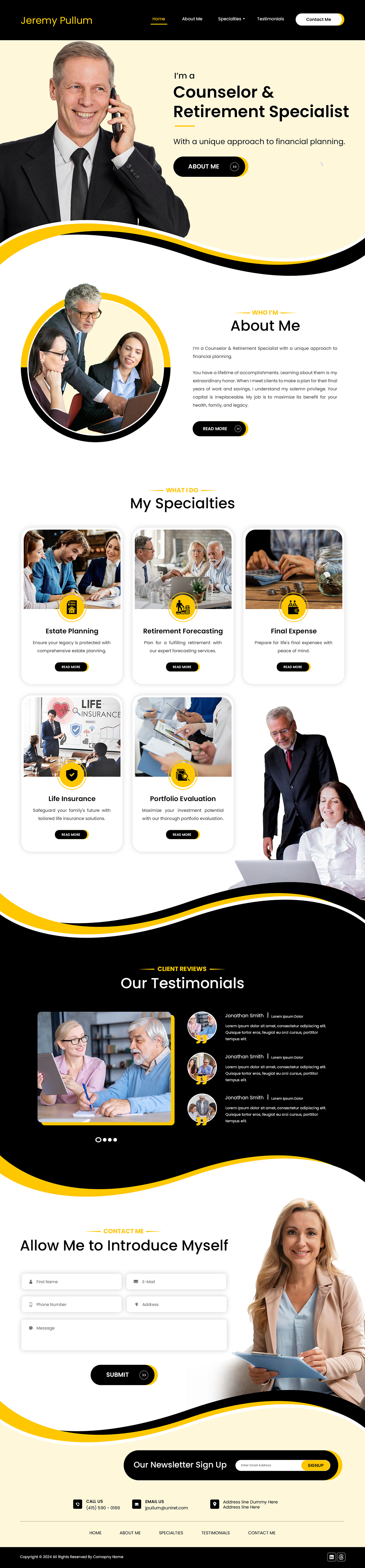 Web Design by Creations Box 2015 for Reformation Services, LLC | Design #33886432