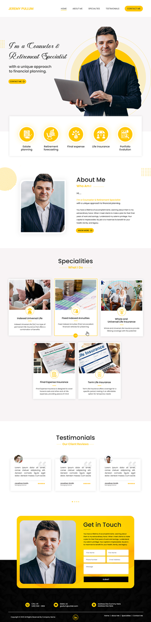 Web Design by Creations Box 2015 for Reformation Services, LLC | Design: #33886433