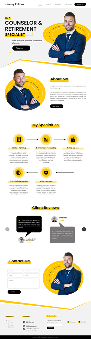 Web Design by Creations Box 2015 for Reformation Services, LLC | Design: #33886434