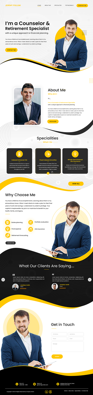 Web Design by Creations Box 2015 for Reformation Services, LLC | Design: #33889230