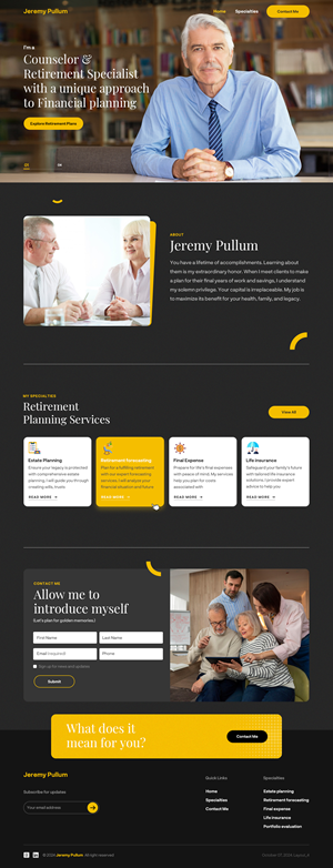 Web Design by sai.designer87 for Reformation Services, LLC | Design #33886751