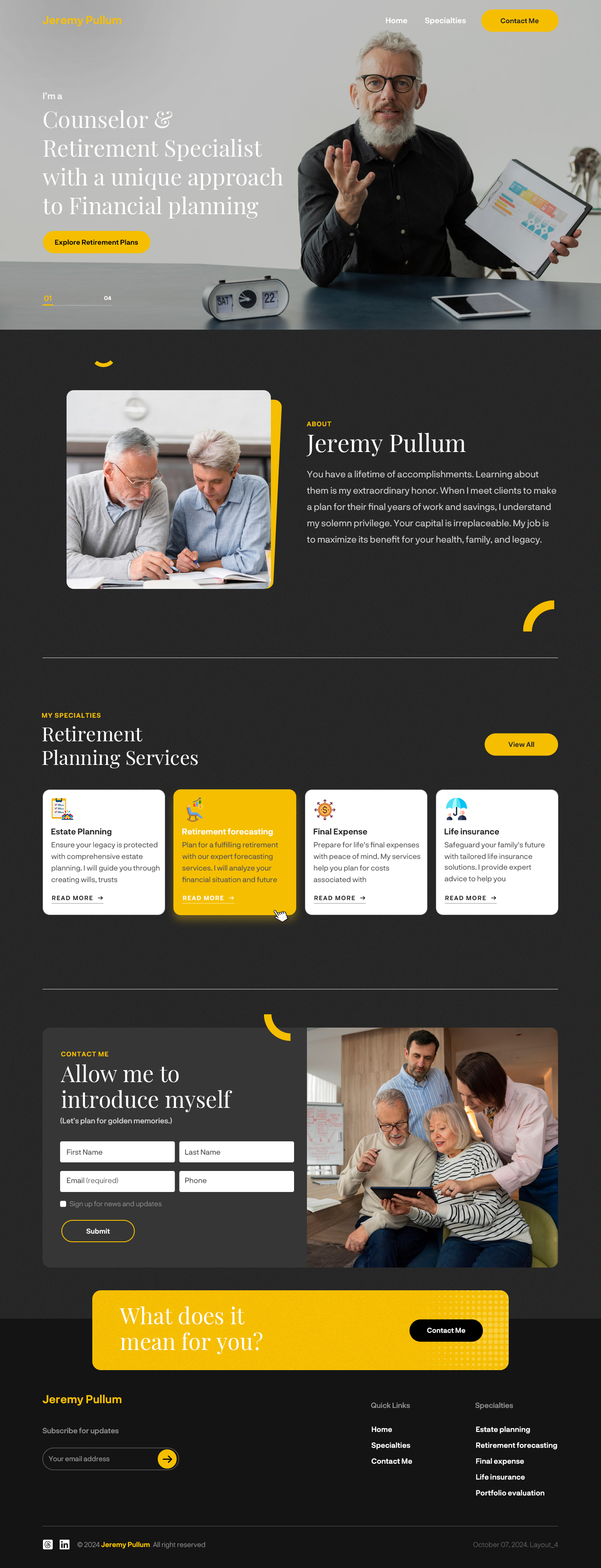 Web Design by sai.designer87 for Reformation Services, LLC | Design #33886753