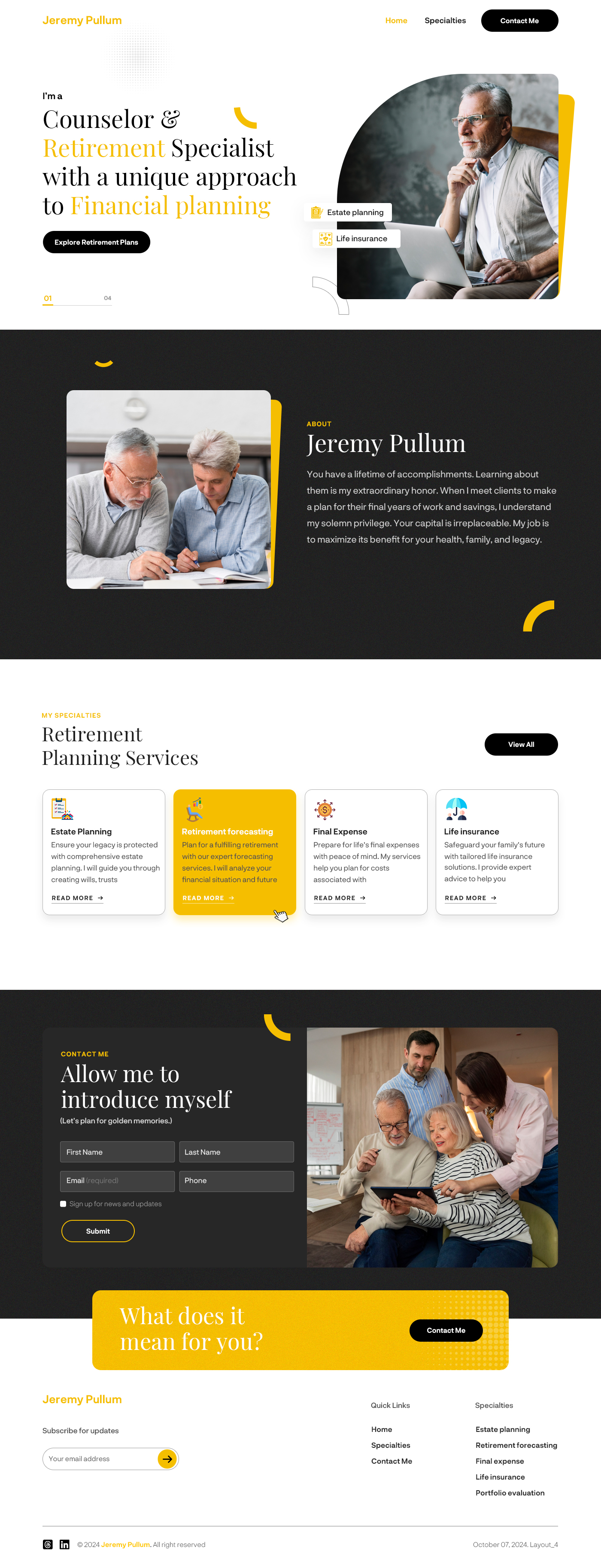 Web Design by sai.designer87 for Reformation Services, LLC | Design #33886754