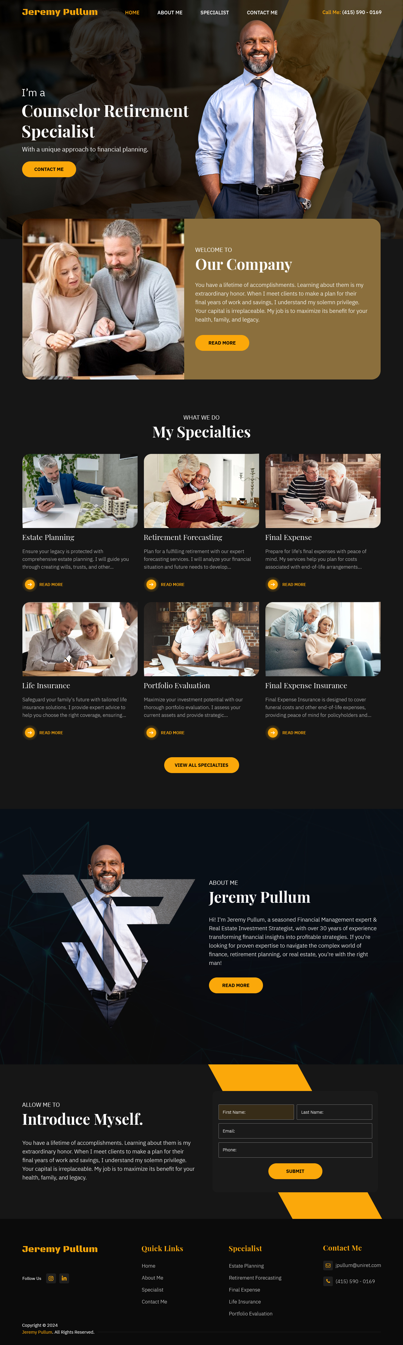 Web Design by sai.designer87 for Reformation Services, LLC | Design #33887483